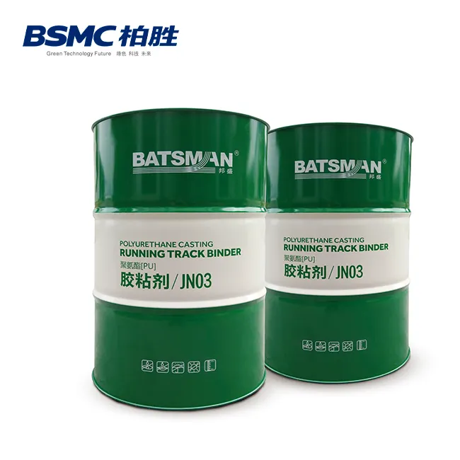 Yellowing Resistant Polyurethane PU binder glue adhesive for Track Surface and rubber granules tiles