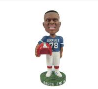 Figurine bobblehead en polyrésine faite à la main, cadeau souvenir de tête de joueur de baseball personnalisé