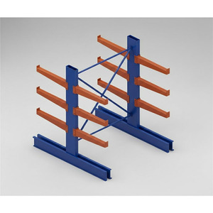 Scaffalatura Cantilever Monofacciale su Larga Scala, Sistema Autoportante per Magazzini di Legname e Acciaio - Product Image 2