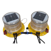 Lampe clignotante 2 m TY10D à double énergie solaire, lampe pour tour de portail, ampoules d'aviation, éclairage d'airsoft
