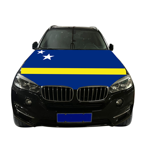 Funda para Capó de Coche con Bandera de la <span class=keywords><strong>Isla</strong></span> de Curazao, Funda para Motor de Coche con Bandera, Venta Directa de Fábrica de Tela Elástica Personalizada al por Mayor - Product Image 4