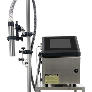 Impresora de inyección de tinta CIJ de alta resolución de 600 ppp para tubo de tarjeta y embalaje para embalaje de pasteles, galletas, dulces, pan, Chocolate - Product Image 1