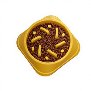 Bol pour chien à alimentation lente écologique, bol interactif anti-étouffement pour chiens de petite et moyenne taille - Product Image 1