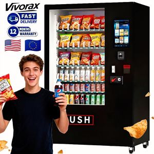 ตู้จำหน่ายสินค้าอัตโนมัติแบบหน้าจอสัมผัสอัจฉริยะสำหรับเครื่องดื่มและอาหารแช่เย็น รวมถึงขนมขบเคี้ยวและสินค้าอื่นๆ สำหรับการขายปลีกอาหารและเครื่องดื่ม - Product Image 1