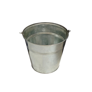 <strong>Galvanised</strong> 12Lt Iron <strong>Bucket</strong> with Galvanized Steel Material for Gardening Household with Handle - Product Image 4