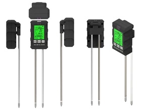 2024 Clássico 6in1 Medidor De Solo Inteligente Fertilidade/<span class=keywords><strong>PH</strong></span>/Umidade/Tmep/Luz Solar/Umidade Medidor De Solo Tester