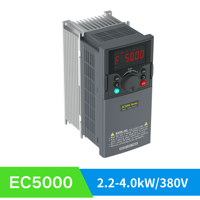 Variateur de fréquence triphasé EC5000 380V 2,2kW-4kW, variateurs de fréquence AC, inverseurs de fréquence, VSD, VFD