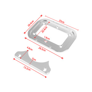 Xuzhong Aluminum Battery Tray D34 Prismatic Battery Mounting <b>Bracket</b> <b>Silver</b> Color - Product Image 2