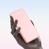 Batterie externe portable haute performance à double sortie USB, rose, verte, noire, blanche, pour téléphone portable, 10000 mAh
