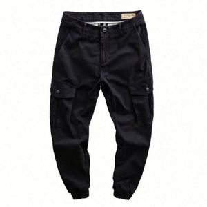 Pantalones Cargo de Algodón para Hombre, de Alta Calidad, con Múltiples Bolsillos, Estilo Casual, con Logotipo Personalizado, al por Mayor - Product Image 4