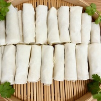 Vente en gros de rouleaux de printemps à pâtisserie végétarienne IQF nature aliments chinois cuits au four aliments congelés de Chine
