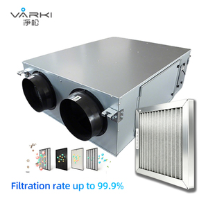 Système de récupération d'air centralisé commercial 600 m³/h avec purificateur d'air, double flux ERV/MVHR pour bureaux et hôtels - Product Image 1
