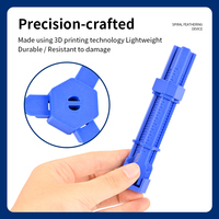 STARCN Archery Spiral Vane Fletching Jig Scriber, Outil de marquage d'arrows léger imprimé en 3D, compatible avec les tiges d'arrows de 3,2 à 4,2 mm de diamètre intérieur
