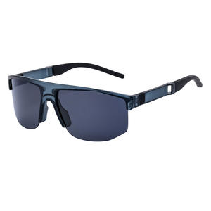 Gafas de Sol Deportivas para Ciclismo para Hombre, Montura Negra, Lentes Polarizadas de PC, Protección UV400, Diseño Cuadrilateral - Product Image 2