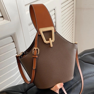 WT0091 Nuevo Diseño de Nicho, Bolso Bandolera de Lona para Mujer, con Cierre de Cremallera, Gran Capacidad, Casual, Simple, en Contraste - Product Image 2