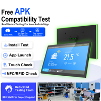 Tablet Android 14 de 15.6 Pulgadas, 4+64GB, con POE, Pantalla Táctil Inteligente para el Hogar, NFC Opcional, Productos de Tablet para Reuniones Familiares