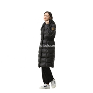 Custom Logo Winter <strong>Women</strong> Long <strong>Coat</strong> Hooded Warm Thick <strong>Black</strong> Down <strong>Parka</strong> Expediton Down Jacket for <strong>Women</strong> - Product Image 3