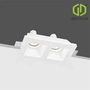 Retangolare doppia luce trimmless gesso Down Light <span class=keywords><strong>GU10</strong></span> - Product Image 2