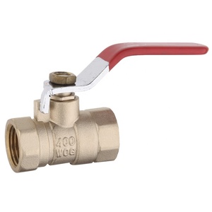 Válvula de bola de agua de latón forjado PN25 CW617 con mango largo azul y sellado de PTFE, rosca hembra - Product Image 4