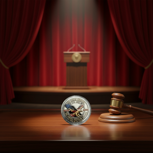 เหรียญที่ระลึกทรงกลม ทำจากโลหะชุบเงิน ประดับลายนูน 3 มิติ พิมพ์สี - Product Image 3