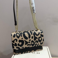 Sac à bandoulière léopard pour femmes, design 2024, sac à main de créateur, marques célèbres, sacs de luxe pour femmes
