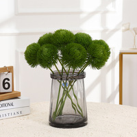 Tige de Dianthus artificiel vert en gros, fleur artificielle à toucher réel pour la décoration florale de la maison, des mariages et des vases