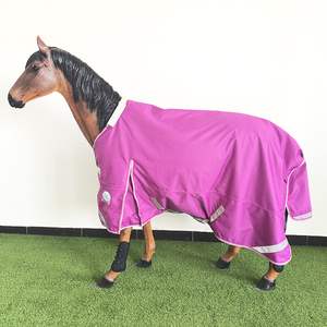 欢乐谷冬季羊毛衬里马片1200D 300克防水道岔地毯防药丸枯萎浮雕垫 - Product Image 4