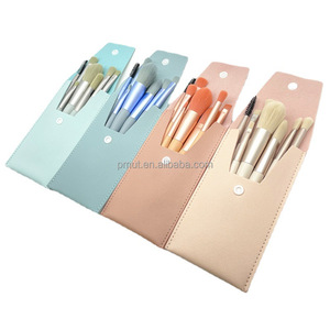 Set di 8 Mini Pennelli da Trucco Portatili con Manico in Plastica <span class=keywords><strong>e</strong></span> Astuccio, Personalizzabili OEM per Ingrosso - Product Image 5