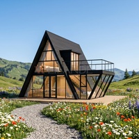 Casa Modular de Acero con Estructura en A, Modelo S900, para Uso en Hoteles y Villas, Diseño Moderno, Ideal para Inversiones Turísticas Residenciales de Lujo