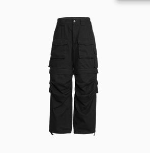 StreetLux Lavage vintage personnalisé pour faire de vieux pantalons amples à jambes larges détachables multi-poches pour hommes salopettes pantalons décontractés - Product Image 1