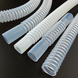 Manguera de Plástico Corrugado en Espiral Reforzada Fleid, Modelo SCP-0005, para Uso en Plomería y Lavadoras - Product Image 1