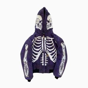 American X-ray High Street Bereaved Dark Retro Chaqueta para hombre Cardigan Sudadera con capucha Pintura - Product Image 4