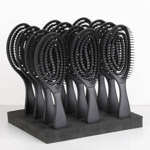 Brosse soufflante professionnelle Candy Brush, brosse démêlante anti-nœuds pour cheveux naturels, brosse de coiffage Mz-004 - Product Image 4