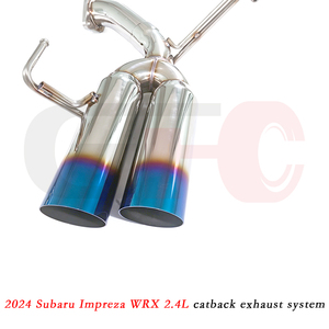Sistema de Escape Alexback SUS304 para <span class=keywords><strong>Subaru</strong></span> <span class=keywords><strong>Impreza</strong></span> <span class=keywords><strong>WRX</strong></span> 2.4L <span class=keywords><strong>2024</strong></span>, Silenciador Automotriz, Tubo de Escape - Product Image 4