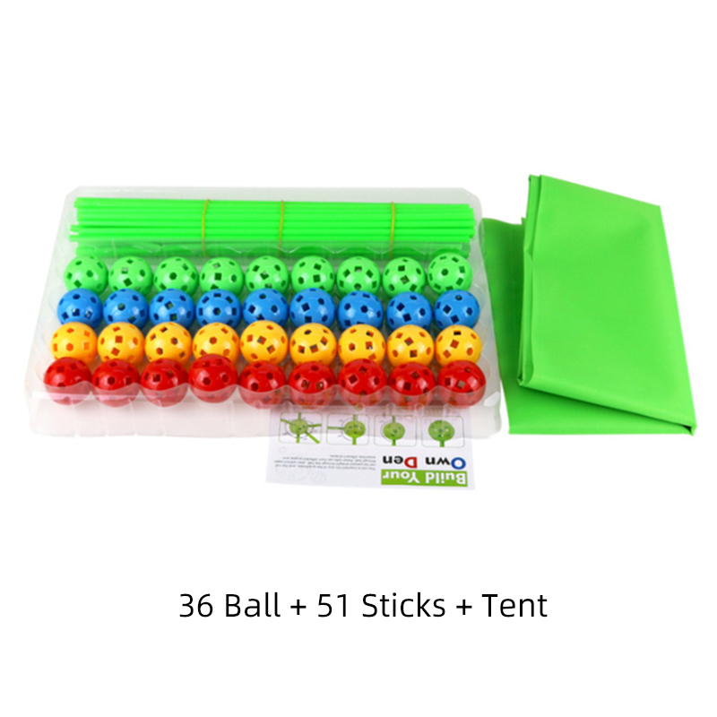 36 balles + 51 bâtons + Tente