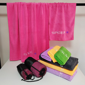 Logo personnalisé pas cher <span class=keywords><strong>de</strong></span> haute qualité séchage rapide absorbant microfibre Golf Yoga Fitness Gym Sports <span class=keywords><strong>de</strong></span> plein air ensemble <span class=keywords><strong>de</strong></span> serviettes <span class=keywords><strong>de</strong></span> sueur - Product Image 5