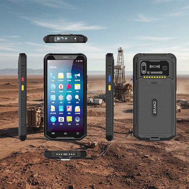 Android 15 Rugged PDA for IP65 5G WiFi 5100mAh Warehouse Handheld Data Collector Honeywell Barcode Scanner NFC Reader Stock PDAS