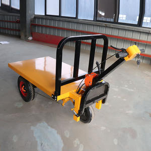 Bevorzugte dreirädrige Eisen konstruktion Elektrischer Pritschen wagen für die Handhabung von Fliesen transport zügen für Handwagen wagen - Product Image 3