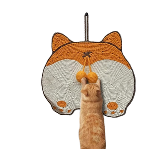 <span class=keywords><strong>Sisal</strong></span> Kedi Tırmalama Tahtası Aşınmaya Dayanıklı Büyük Boy Çok Fonksiyonlu Yuvarlak Yavru Kedi Kenevir Halatı Pençe Bileyici Kedi Oyuncağı - Product Image 4