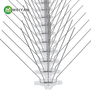 Usine en gros 5 broches Base en plastique en acier inoxydable <span class=keywords><strong>Anti</strong></span> Bird Spike <span class=keywords><strong>Anti</strong></span> Pigeon pour gouttière - Product Image 3