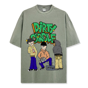 Vestiti caldi <span class=keywords><strong>Online</strong></span> T-Shirt da <span class=keywords><strong>uomo</strong></span> a manica corta in cotone Streetwear stampa Dtg T-Shirt grafica girocollo - Product Image 5