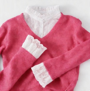 Cuello Falso <span class=keywords><strong>de</strong></span> Encaje Estilo Victoriano Vintage para Mujer, Venta Caliente 2026, con Puños con Volantes, Cuello Falso Desmontable para <span class=keywords><strong>Camisa</strong></span>, Venta al por Mayor - Product Image 1