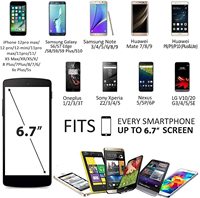 Brassard de sport étanche en néoprène pour téléphone, compatible avec iPhone 12 Pro Max, XS/XR/8/7/6 Plus, 6S et autres modèles d'iPhone – Idéal pour le shopping sur Amazon