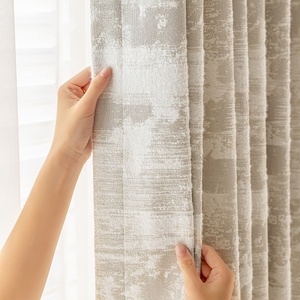 Sang trọng Chenille Jacquard cửa sổ Rèm cửa chất lượng cao dày màn cho phòng ngủ khách dệt dệt Màn cửa sổ valances - Product Image 3