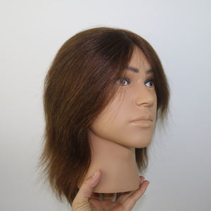 ผมมนุษย์แท้100หุ่นจำลองหัวช่าง<span class=keywords><strong>ตัดผม</strong></span>สำหรับฝึกทำผมตุ๊กตาสำหรับฝึกทำผม - Product Image 2