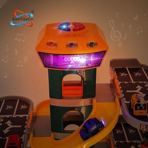 Samtoy – ensemble éducatif à sept couches, camion d'aventure, piste de voiture, Parking, Lot de fentes, jouets avec voiture, jouets - Product Image 3