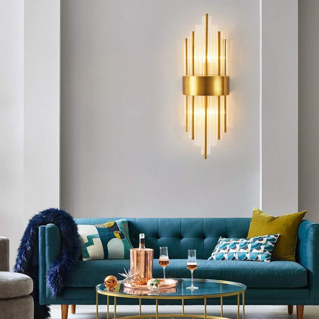 Mid Century Glass Rods Wall Sconce Crystal Glass Wall Light Modern Style Elegant Wall Mounted Lighting · image 3