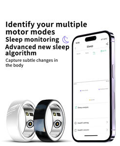 複数のスポーツモードリング2026 OEM ODMスマートリングIP68防水アプリ接続式血液酸素心拍数測定カロリー - Product Image 2