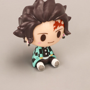 Figurine d'<span class=keywords><strong>action</strong></span> en PVC mignonne de 4,5 cm, 4 designs en un seul ensemble, pour les fans de l'anime Kamado Tanjirou, en cadeau - Product Image 5