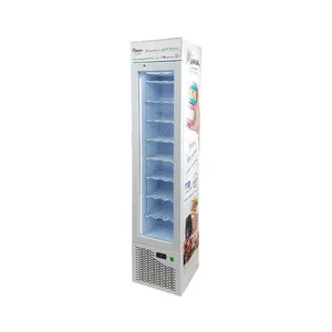 Meisda ETL SD105B商用立式105L冰淇淋冰柜家用商用玻璃门